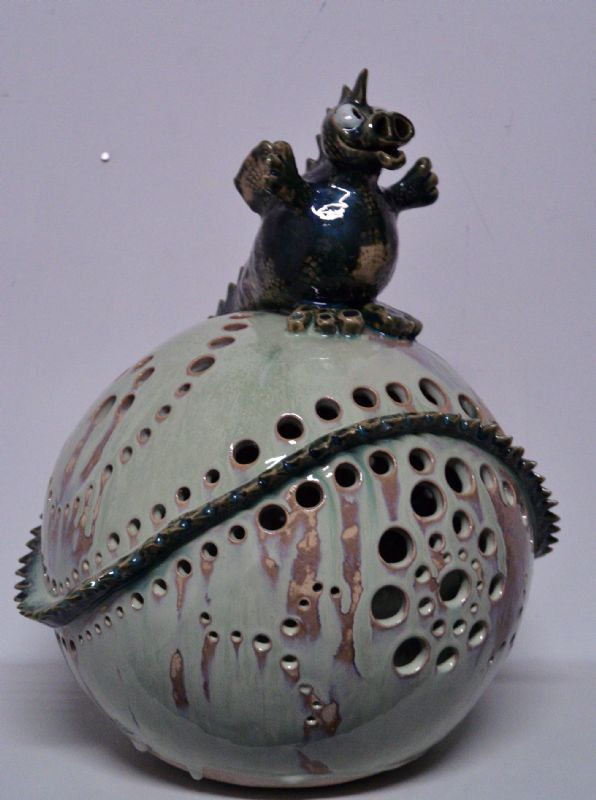 Drage på kugle - Sigurd