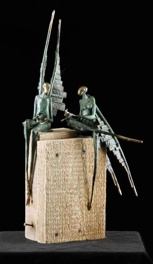 Winged - On Wood 30 cm.