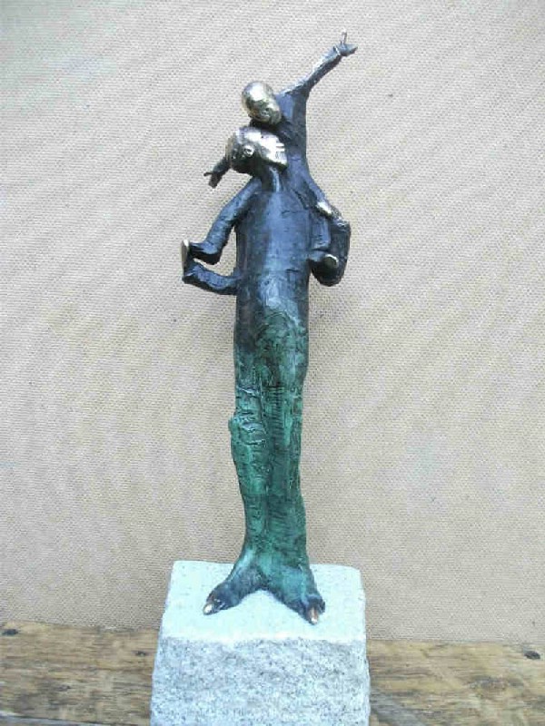 Father With Flying Son