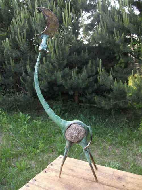 Giraffe Eating A Moon