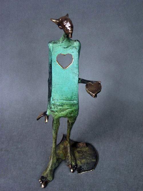 Man With A Hart On Hand - small