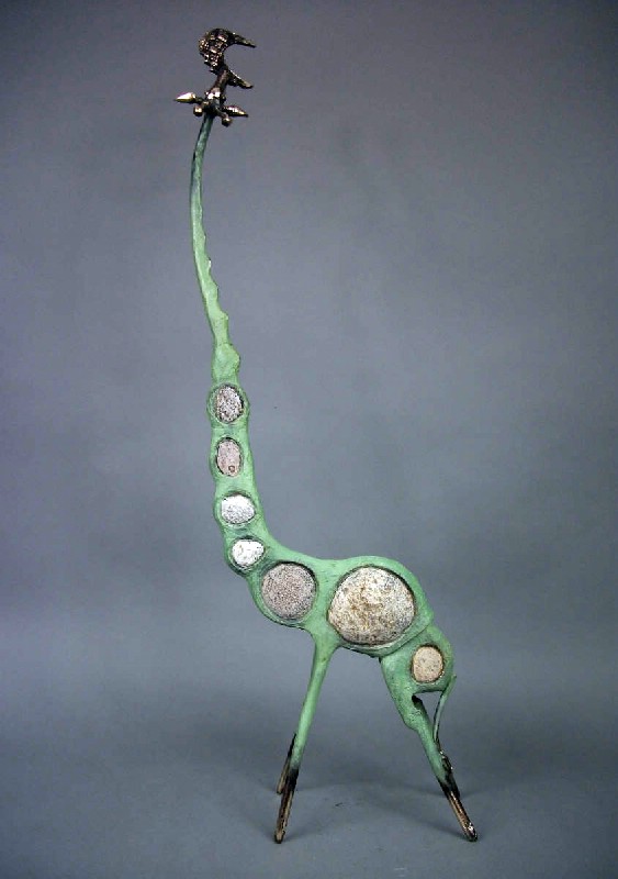 Giraffe Eating A Moon