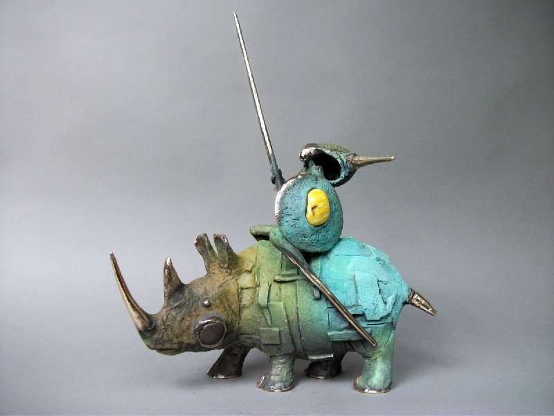 Rhino Rider With Amber