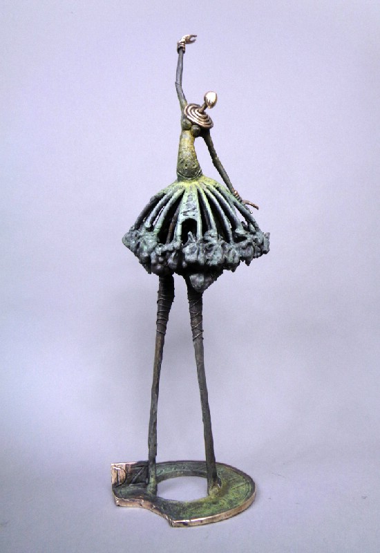 Dancing Gril On A Clock