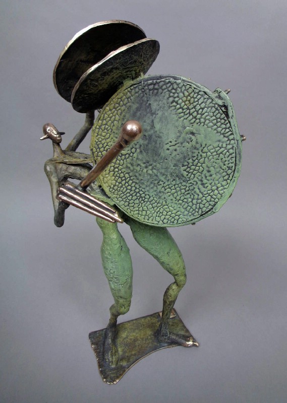 Drummer With A Big Drum