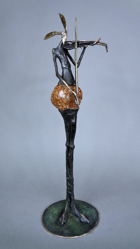 Cricket With Red Stone