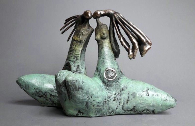 Couple With Long Hair