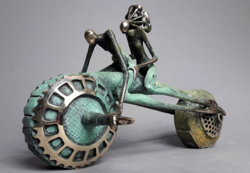 Couple On A Motorcycle