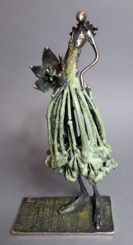 Girl With A Flower - Lower