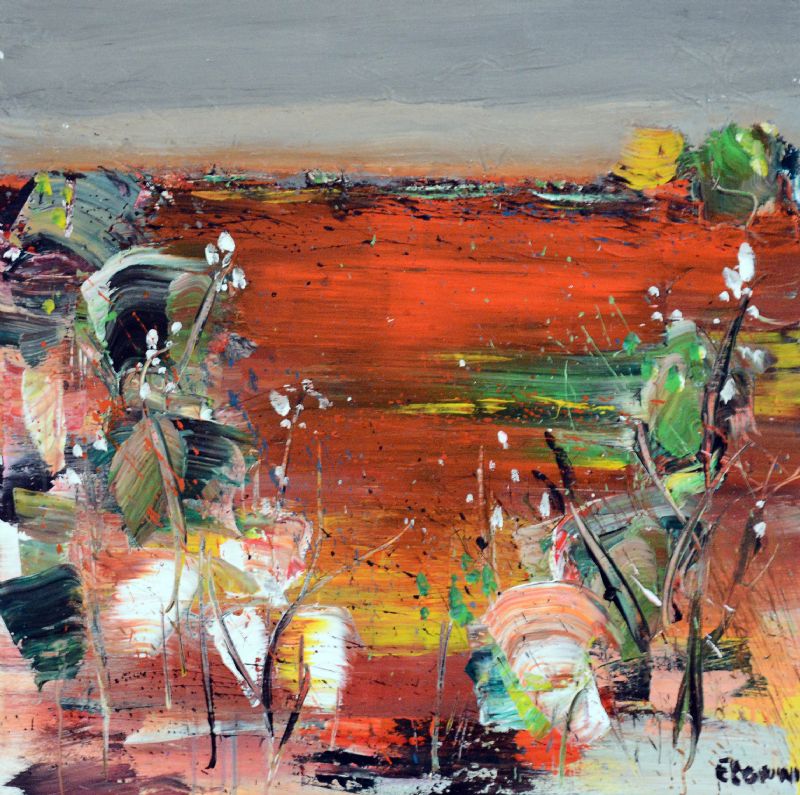 Rødt landskab - Provence