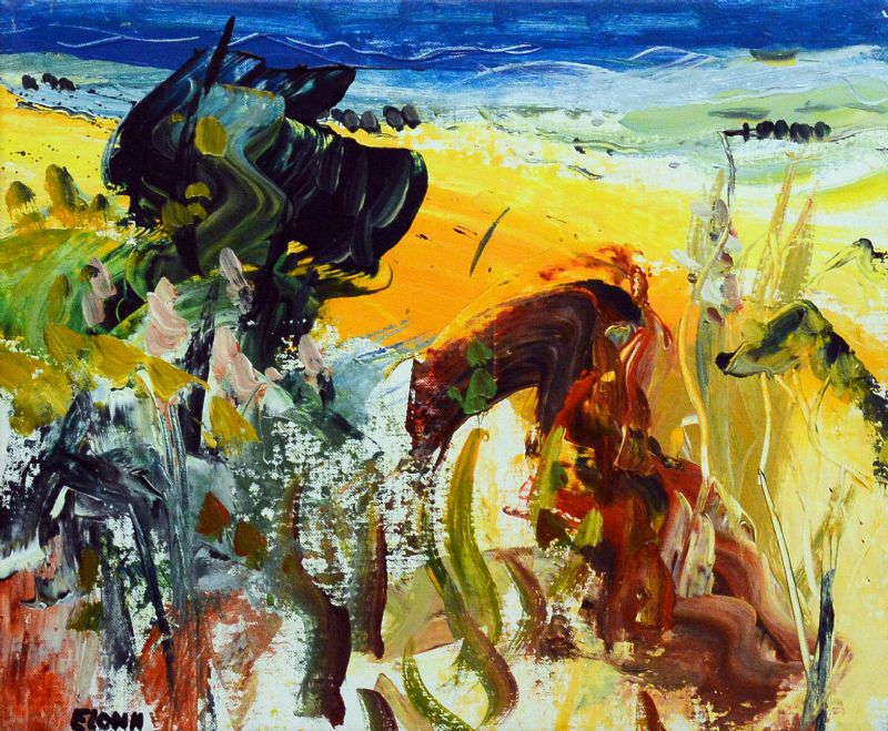 Landskab v/La - Crau - Provence