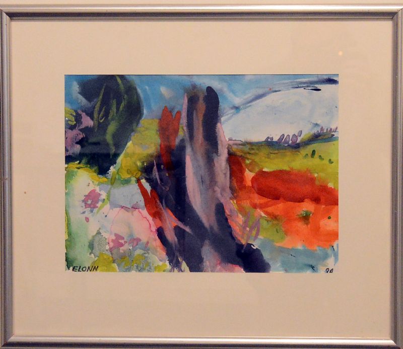 Maleri - Ved Vallemort i Provence