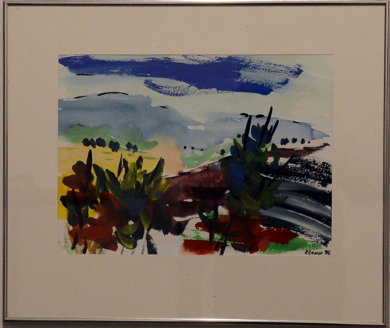 Landskab ved Eyguieres