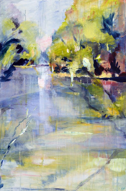 Udsigt til søbredden