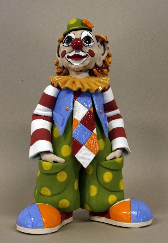 Stående klovn - med slips