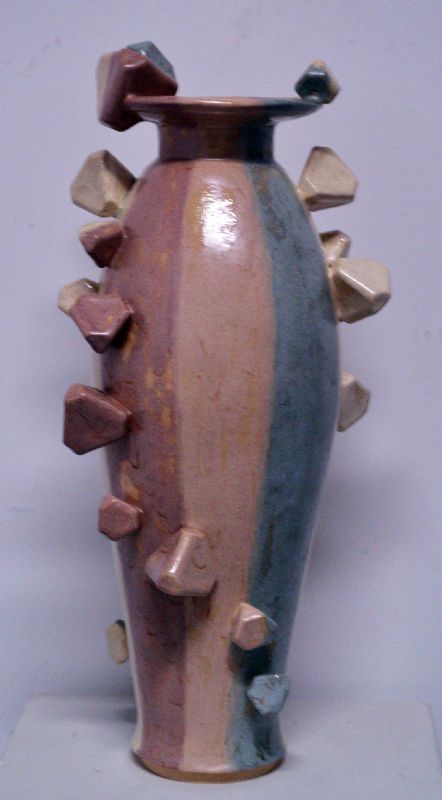 Keramikkrukke med trekanter