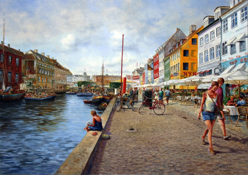 Sommerdag i Nyhavn