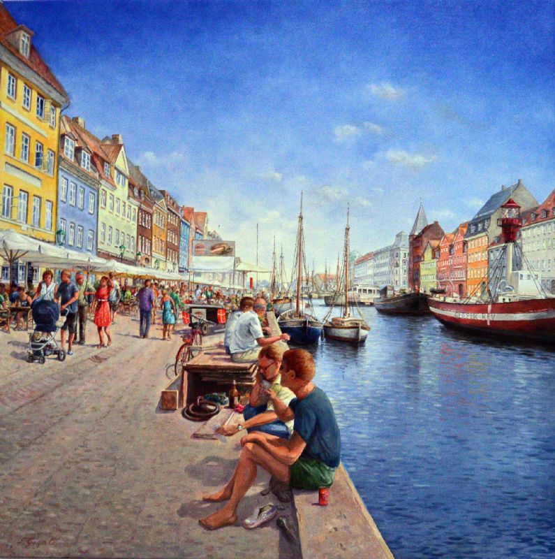 Dejlig dag i Nyhavn