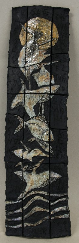 Fugle og flyvefisk i flok