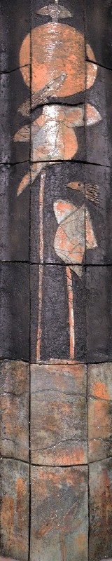 Keramisk Relief - Vilde trækfugle I