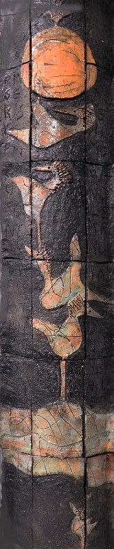 Keramisk Relief - Vilde trækfugle III