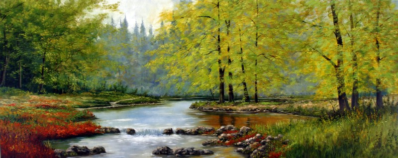 I skovens dybe stille ro II