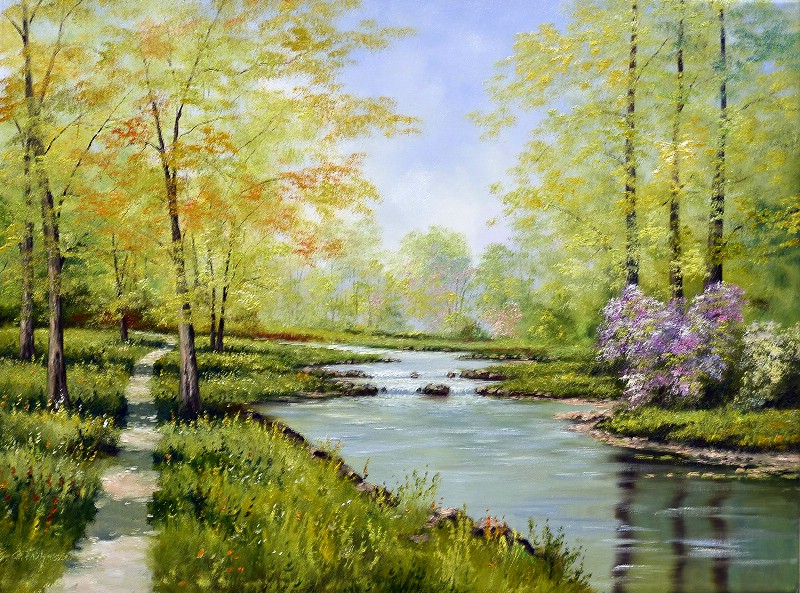Spring By The River