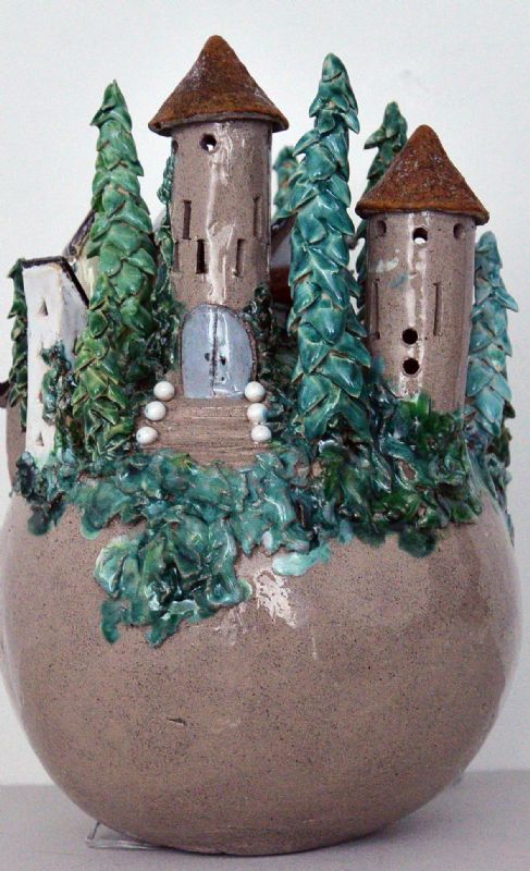 Bjerglandsby - med lys