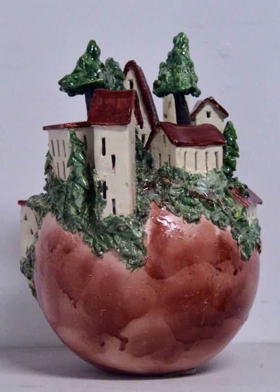 Bjerglandsby - med lys