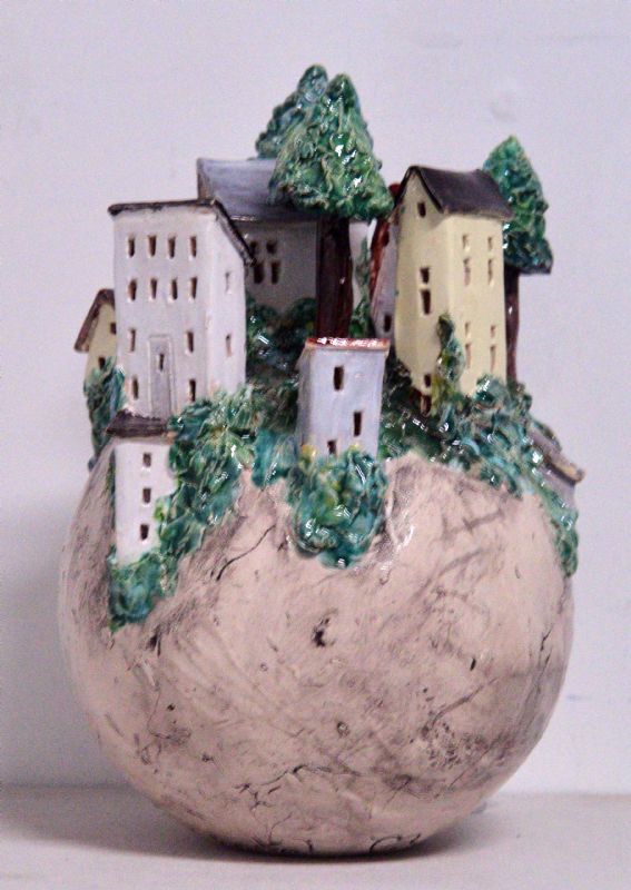 Bjerglandsby - med lys