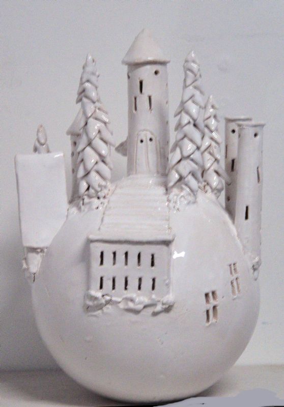 Bjerglandsby - med lys