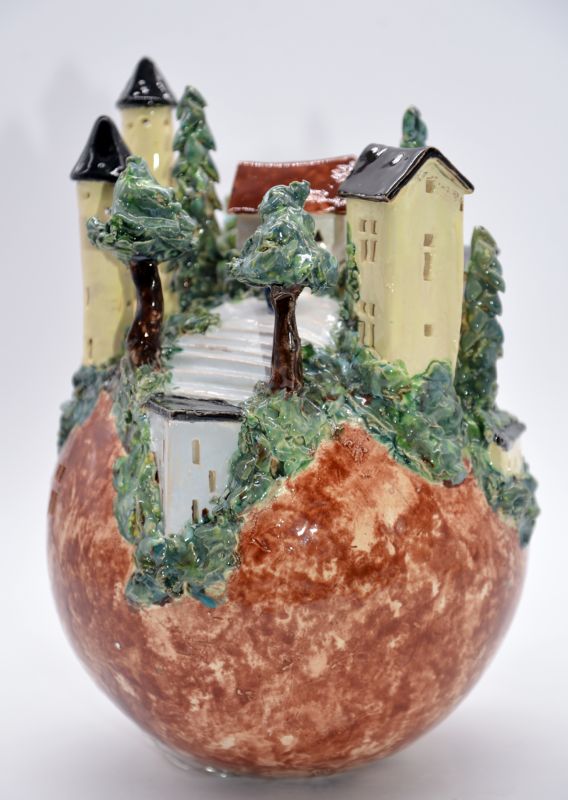 Bjerglandsby - med lys