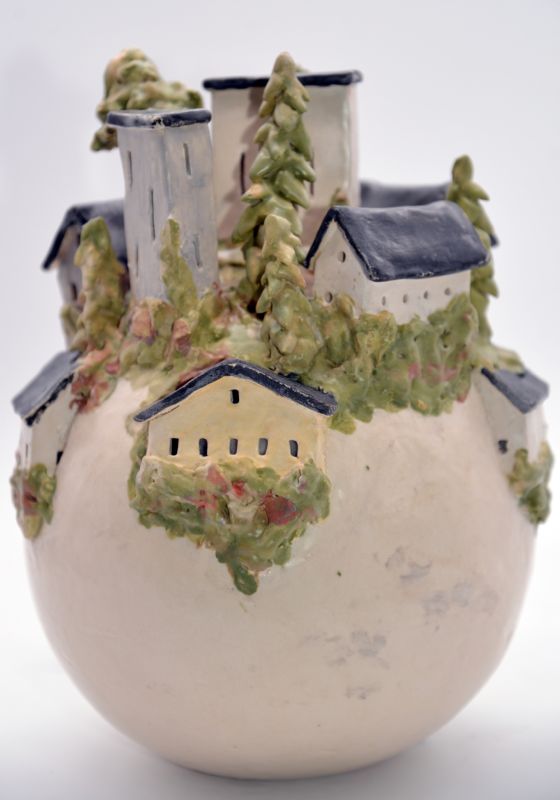 Bjerglandsby - med lys