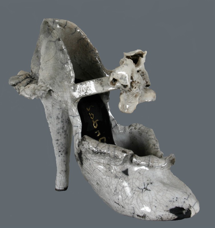 Keramisk skulptur - Sko