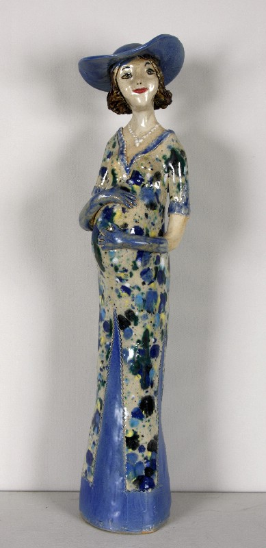 Keramiske skulptur - Høje damer