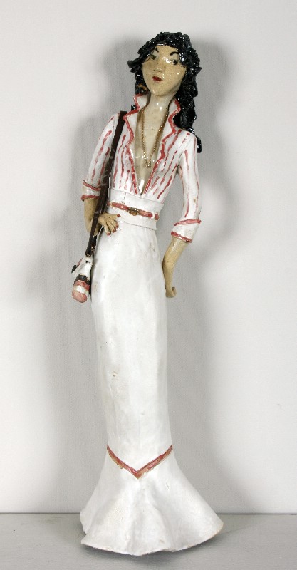 Keramiske skulptur - Høje damer