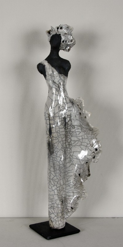 Keramisk skulptur - Raku kvinder