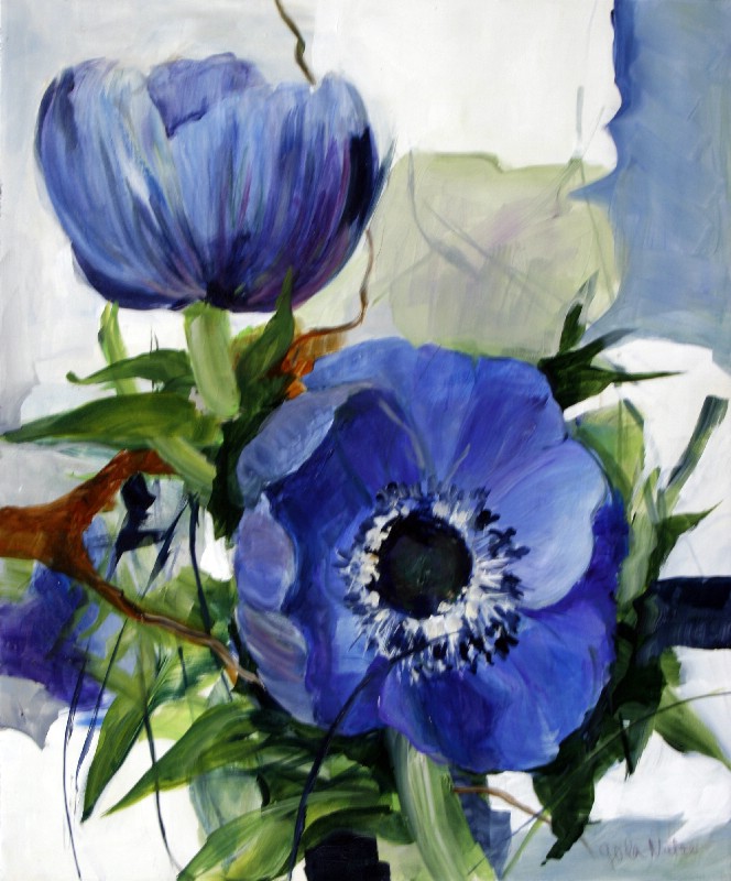 Blå anemone