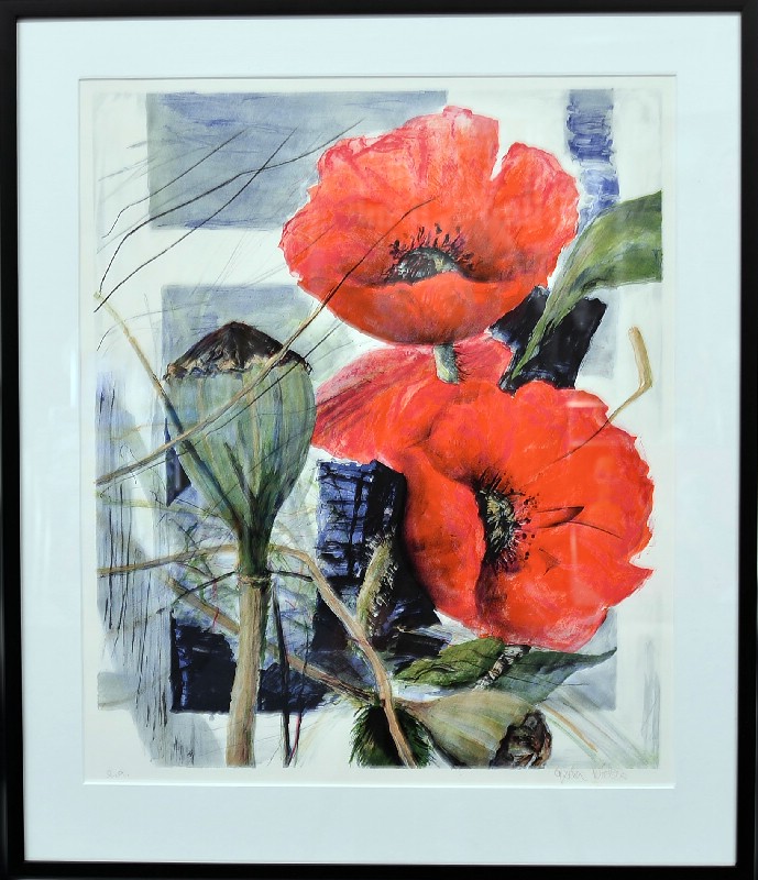 Kunsttryk - bag glas