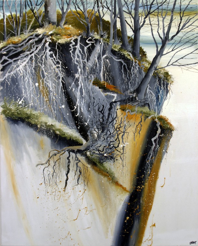 Lerskrænter i Dyrhaven  - Faxe