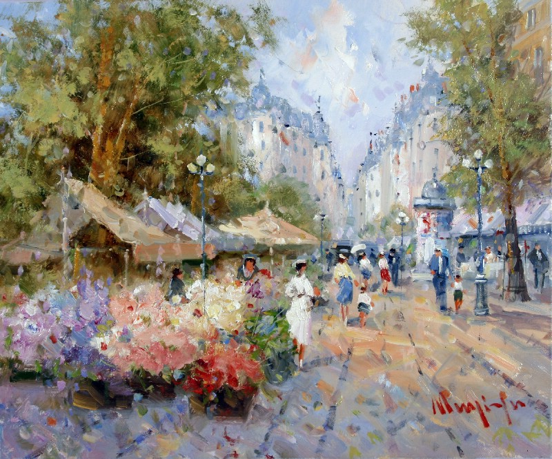 Walking Though The Market