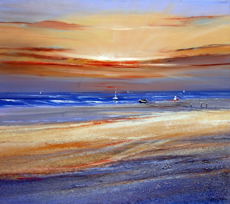 Morning Walk On The Beach