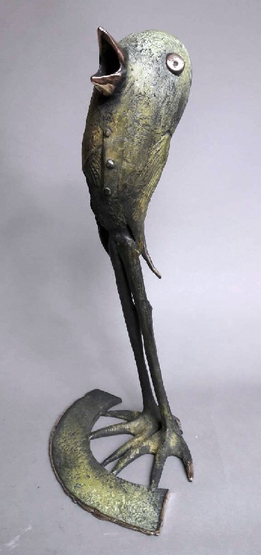 The Nightingale Tenor - bronzeskulptur