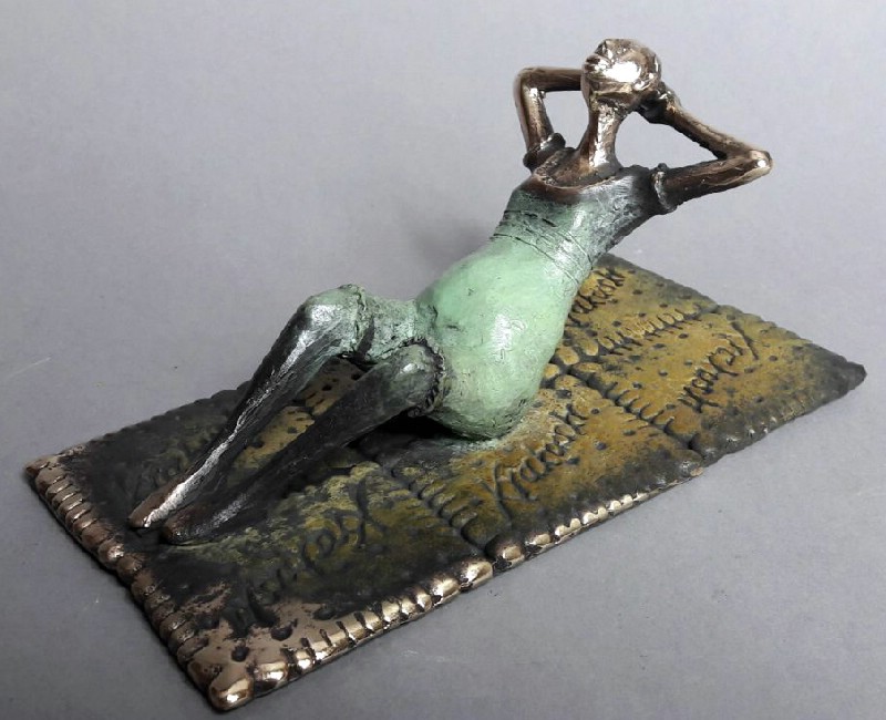 I Exercise Crunches (green)