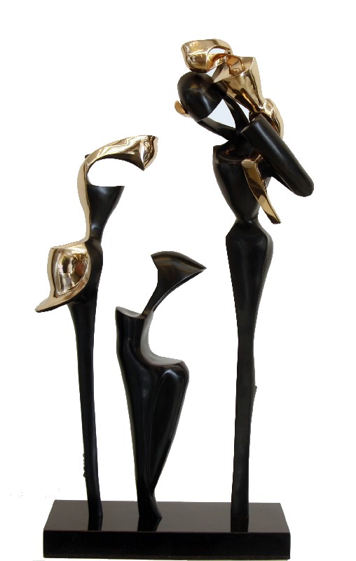 Family - Bronzeskulptur