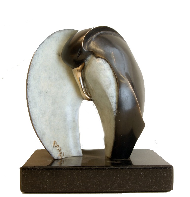 Big Heart - Bronzeskulptur