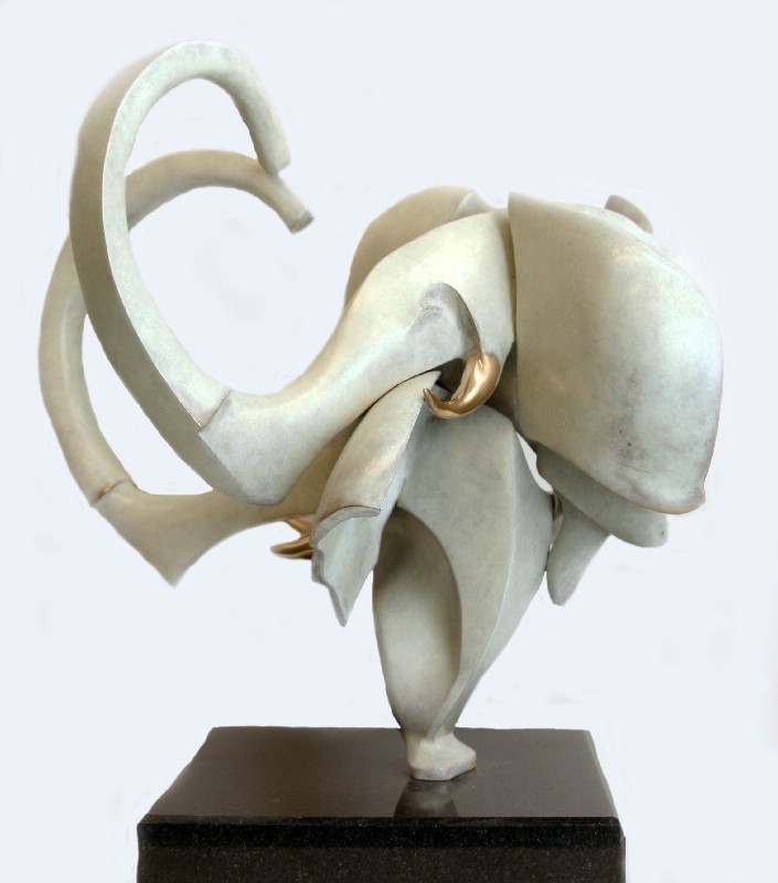 My Second Half - Bronzeskulptur