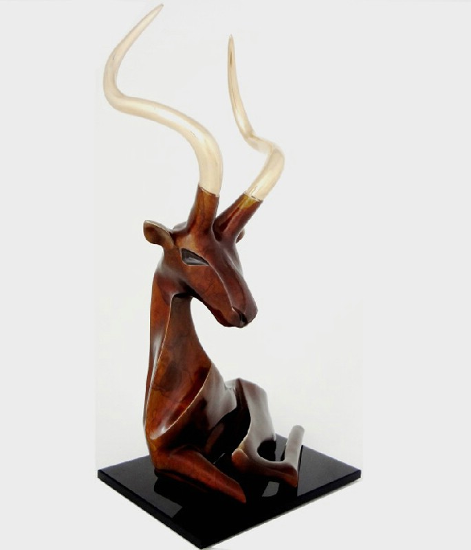 Mighty Antelope - Bronzeskulptur