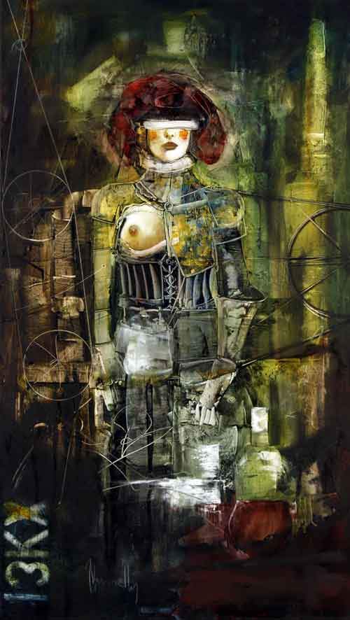 Marionette - Olie på lærred