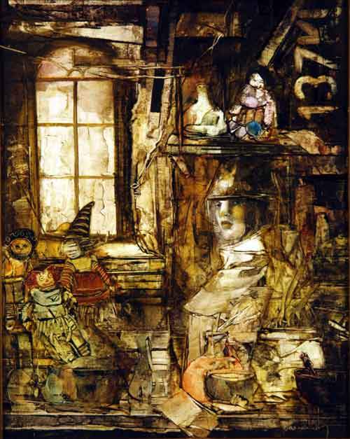 Spøgelset - Olie på lærred